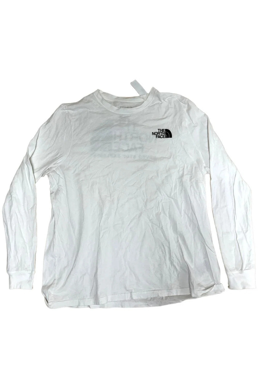 The North Face Women's NSE Long Sleeve Tee TNF White/TNF Black - Regular